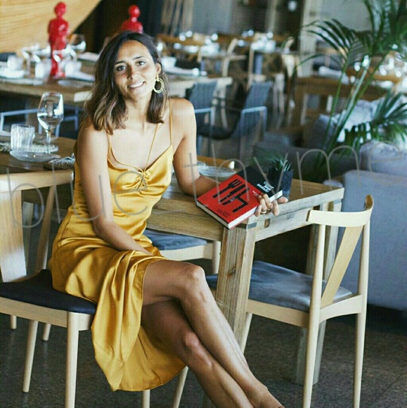 Zara WOMANS SILKY Satin Strappy Dress - Picture 4 of 7